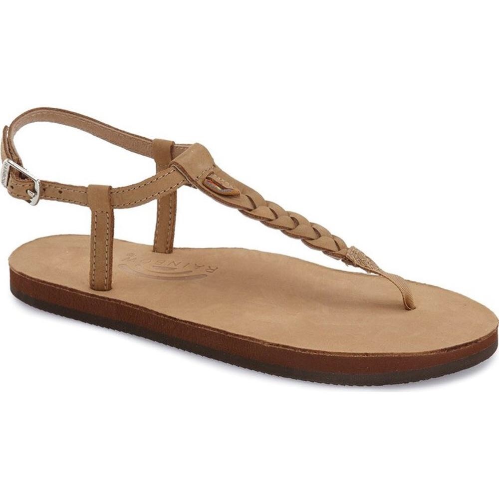 NWT Rainbow Thong Sandals large